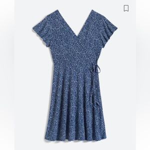 (M) Kaileigh faux wrap dress